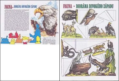 Dioráma divokého západu - Fauna